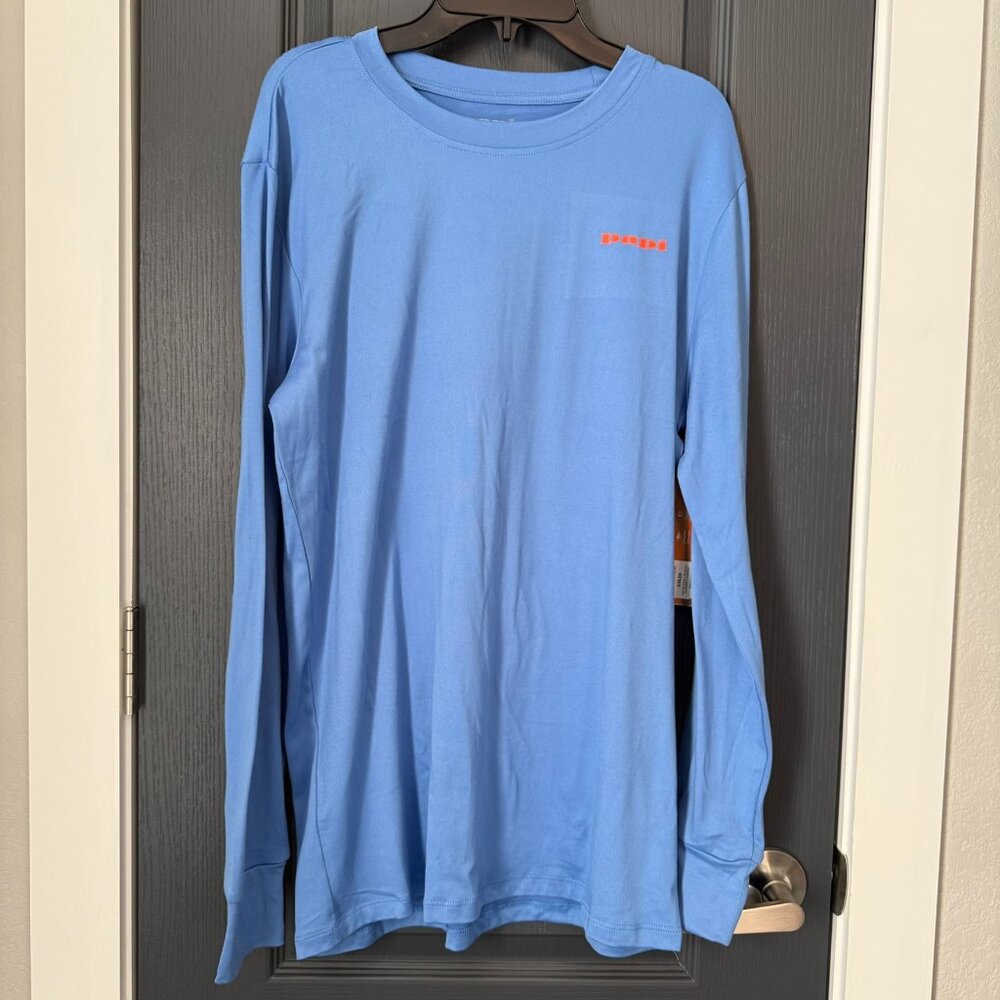 Men's Shirt- PAPI- Blue- Size Small- NEW w/TAGS